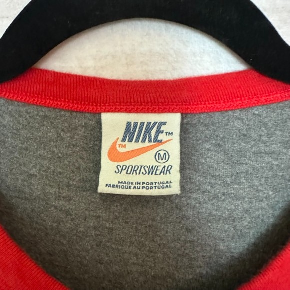 VINTAGE NIKE Orange Tag Cut Off T-Shirt 70's/80's, Size M - Picture 2 of 5